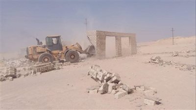 إزالة 603 حالات تعد على أراض زراعية وأملاك الدولة ببني سويف