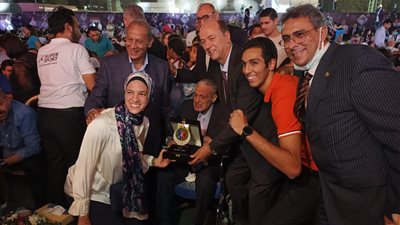 سيف عيسى من حفل نادي الصيد: 