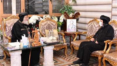 البابا تواضروس يتلقى تقريرًا عن إيبارشية لوس أنجلوس