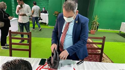 ماجد فاروق يتقدم بأوراق ترشحه لانتخابات الزمالك على منصب النائب 