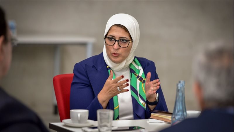 هالة زايد وزيرة الصحة