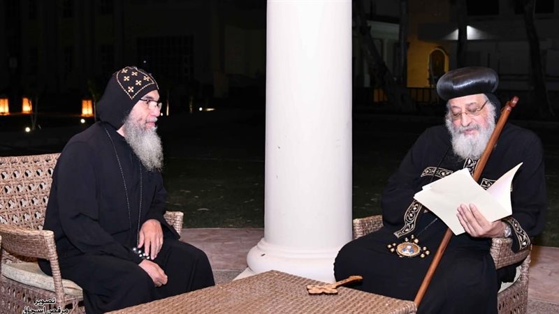 البابا تواضروس والراهب