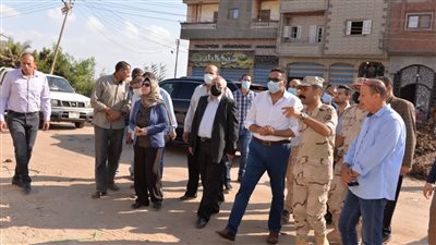  محافظ الدقهلية يتفقد أعمال تطوير قرية الحصص ضمن 