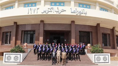 طلاب جامعة المنصورة يزورون بانوراما حرب أكتوبر