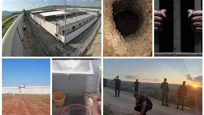  مشاهد تعرض لأول مرة لعملية فرار أسرى سجن جلبوع | فيديو