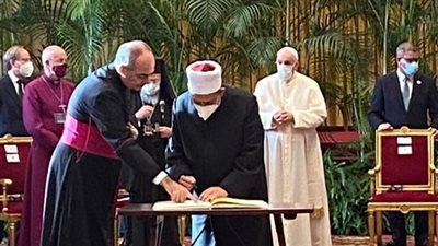 الإمام الأكبر يوقع على نداء قادة الأديان بشأن التغير المناخي