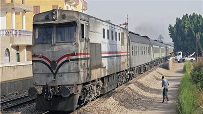 مصرع شاب تحت أسفل عجلات قطار بالمنوفية