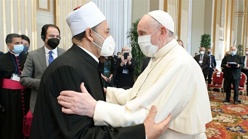 شيخ الأزهر وبابا