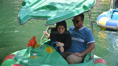 بدالات المياه فسحة العائلات بحديقة الحيوان في ثالث أيام العيد (صور)