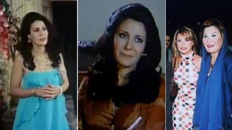 منة شلبي ووالدتها