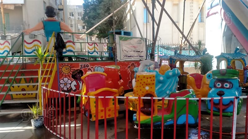 أستعداد حديقة الفردوس