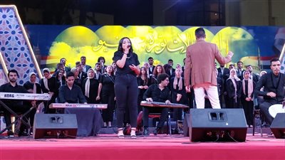 كورال روح الشرق يخطف الأنظار فى احتفالات ثورة 30 يونيو بالهناجر (صور)