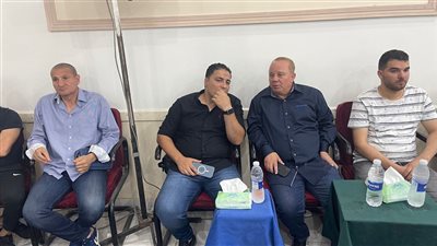 جهاز المقاولون يقدم واجب العزاء في وفاة والد محمد عشري (صور)