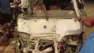 8 مصابين حصيلة انقلاب ميكروباص بصحراوي المنيا