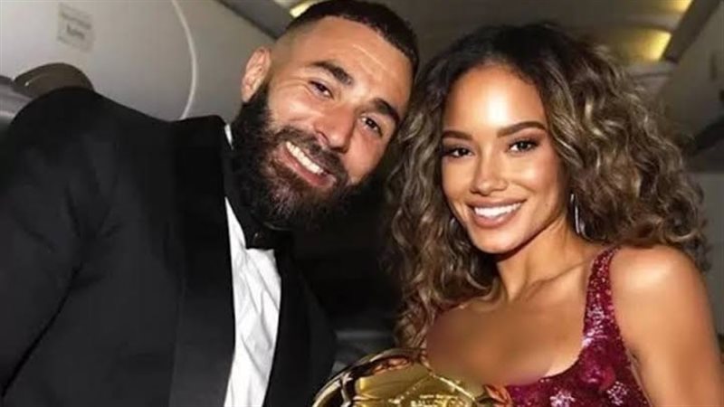كريم بنزيما وصديقته،