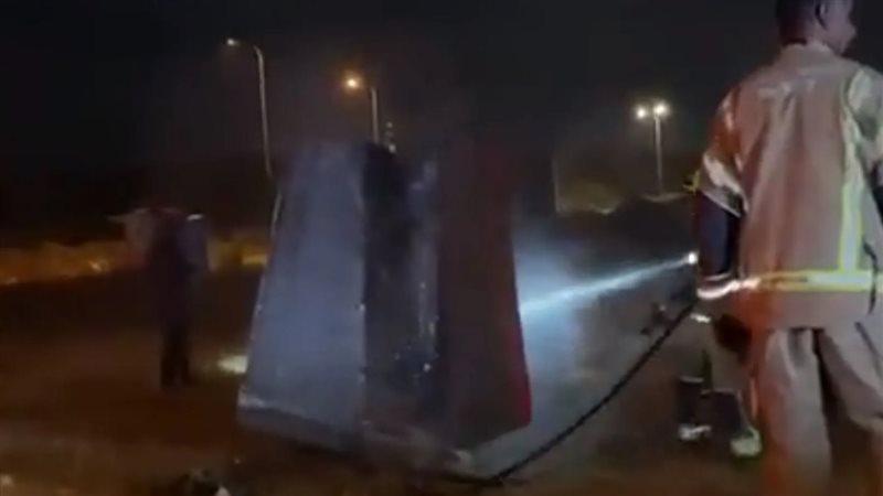 سقوط صواريخ في النقب،