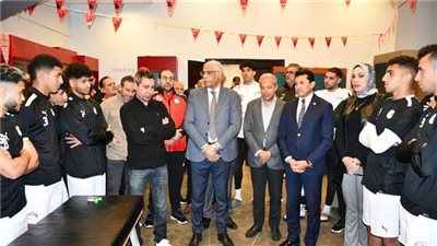 وزير الرياضة وجمال علام يهنئان المنتخب الأوليمبي بعد صعوده للدور قبل النهائي الأفريقي 
