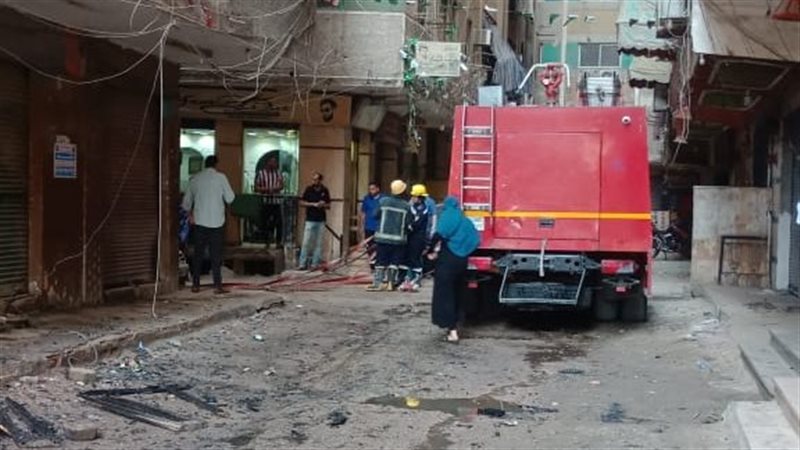 حريق حدائق المعادى،