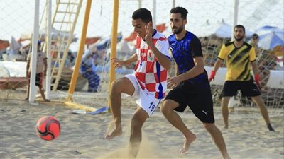 نتائج مباريات الجولة الثانية في دوري الكرة الشاطئية (صور) 