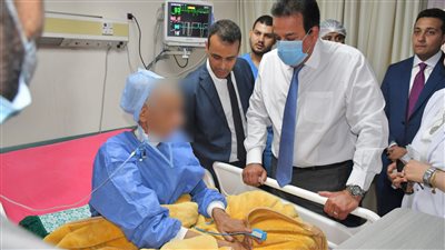 وزير الصحة ومحافظ الفيوم يتفقدان مستشفى طامية المركزي 