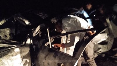 قرار جديد من النيابة في حادث تفحم سيارة ومصرع 5 أشخاص