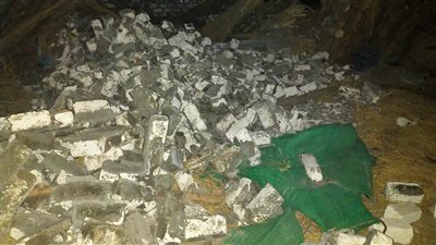 إزالة 4 حالات تعد على الأراضي بالبحيرة (صور)