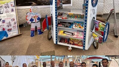 عربات جمالية وبيئية لبيع الكشري والكبدة والعصائر، أحدث مشروعات تخرج تطبيقية بنها (صور) 