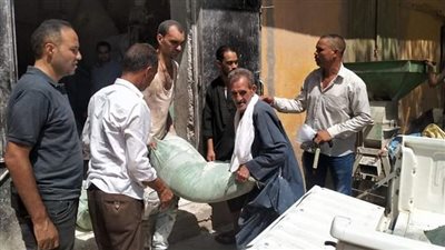 ضبط أجولة دقيق بلدي مدعم خلال حملة تموينية بأسيوط