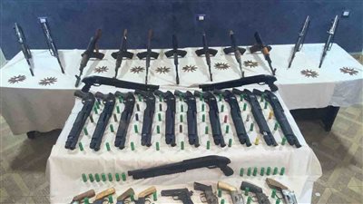 الأمن العام يضبط 33 قطعة سلاح نارى و4 قضايا مخدرات فى القوصية