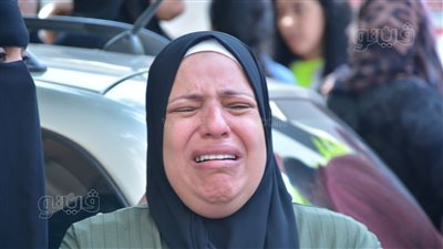 انهيار ولية أمر أمام لجنة امتحان اللغة الأجنبية الأولى بالجيزة ( فيديو )