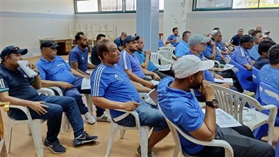 رئيس قطاع الناشئين بالمقاولون العرب يجتمع بالمدير الفني لقطاع البراعم