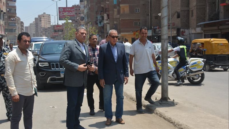 محافظ القليوبية خلال