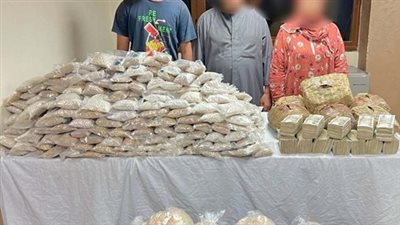 ضبط تشكيل عصابي بحوزته مليون قرص كبتاجون و24 كيلو هيدرو بـ 36 مليون جنيه 