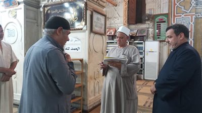 جولة تفقدية لوكيل وزارة الأوقاف على مساجد الإسكندرية 