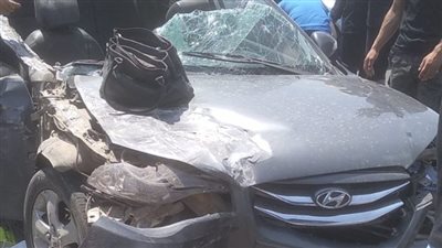 مصرع وإصابة 3 أشخاص في حادث تصادم بطريق الإسكندرية الصحراوي (صور) 