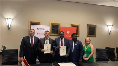رئيس جامعة عين شمس يوقع بروتوكول تعاون مع جامعة ناميبيا 