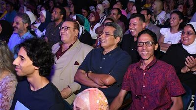 نجوم الفن والإعلام في حفل علي الحجار بالجامعة الأمريكية (صور) 