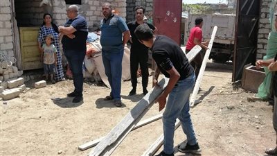 حملات لإزالة البناء المخالف بالعامرية في الإسكندرية 