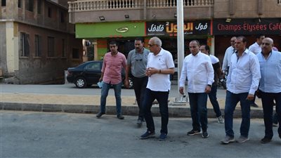 محافظ الجيزة يعاين مواقع إنشاء الدورانات بمشروع تغطية ترعة المريوطية 