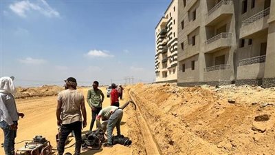 تفاصيل ومعدلات تنفيذ مشروعات المرافق لمنطقة الحزام الأخضر بـ 6 أكتوبر