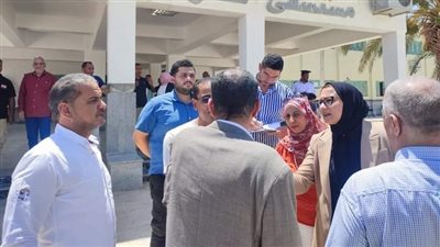 خلال جولتها بالفرافرة ، نائب محافظ الوادي الجديد تتابع حملة 100 يوم صحة