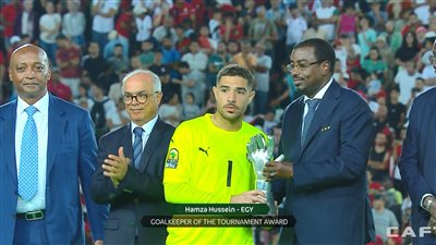 أول تعليق من مدرب حراس الأهلي على تألق حمزة علاء مع المنتخب الأوليمبي 