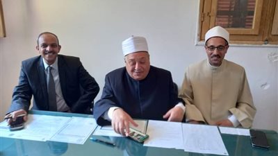 رئيس قطاع المعاهد الأزهرية في زيارة لمقر منطقة وعظ بالوادي الجديد