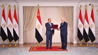 السيسي يشهد أداء اليمين لرؤساء محكمة النقض وهيئتي النيابة الإدارية وقضايا الدولة ويكرم السابقين (صور)