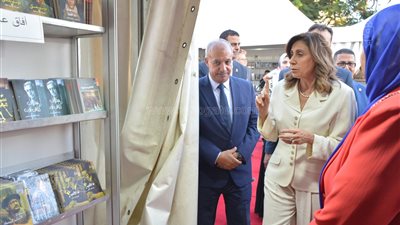 وزيرة الثقافة تفتتح معرض الأوبرا للكتاب (فيديو وصور)