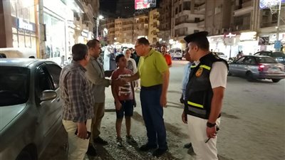 جولة لمحافظ الشرقية بشوارع الزقازيق لمتابعة أعمال الرصف والتطوير