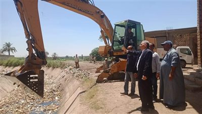 استمرار حملات لتطهير الترع والمجارى المائية بمراكز المنيا