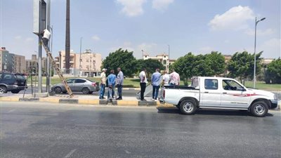 جهاز العبور يشن حملات أمنية للقضاء على العشوائية بالمدينة (صور)
