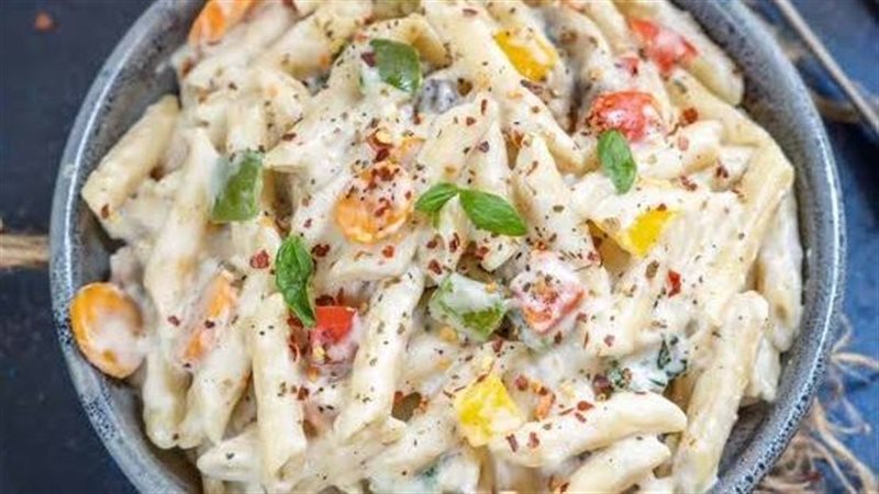 مكرونة وايت صوص،