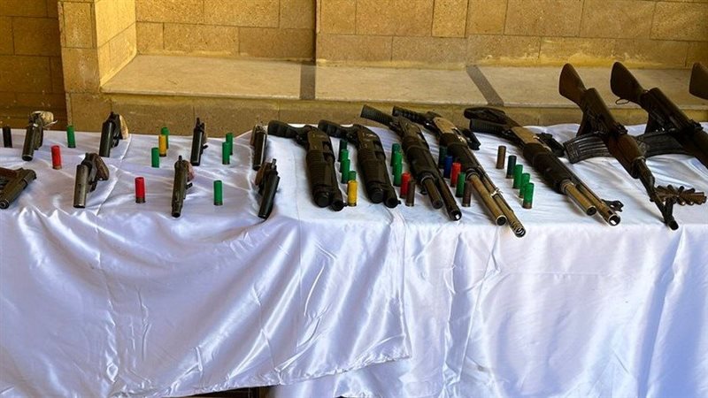 اسلحة نارية المضبوطات،